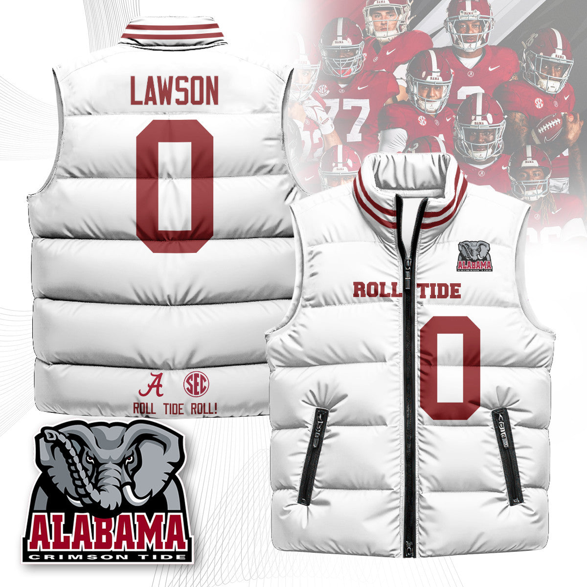 BAMA Unisex Puffer Vest