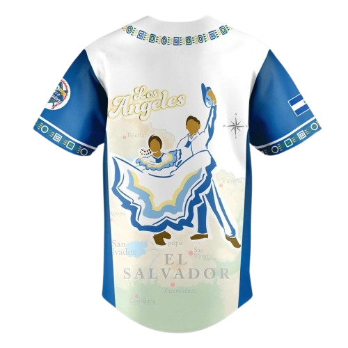 Los Angeles Dodger Salvadoran Heritage Night Exclusive Jersey - Printed