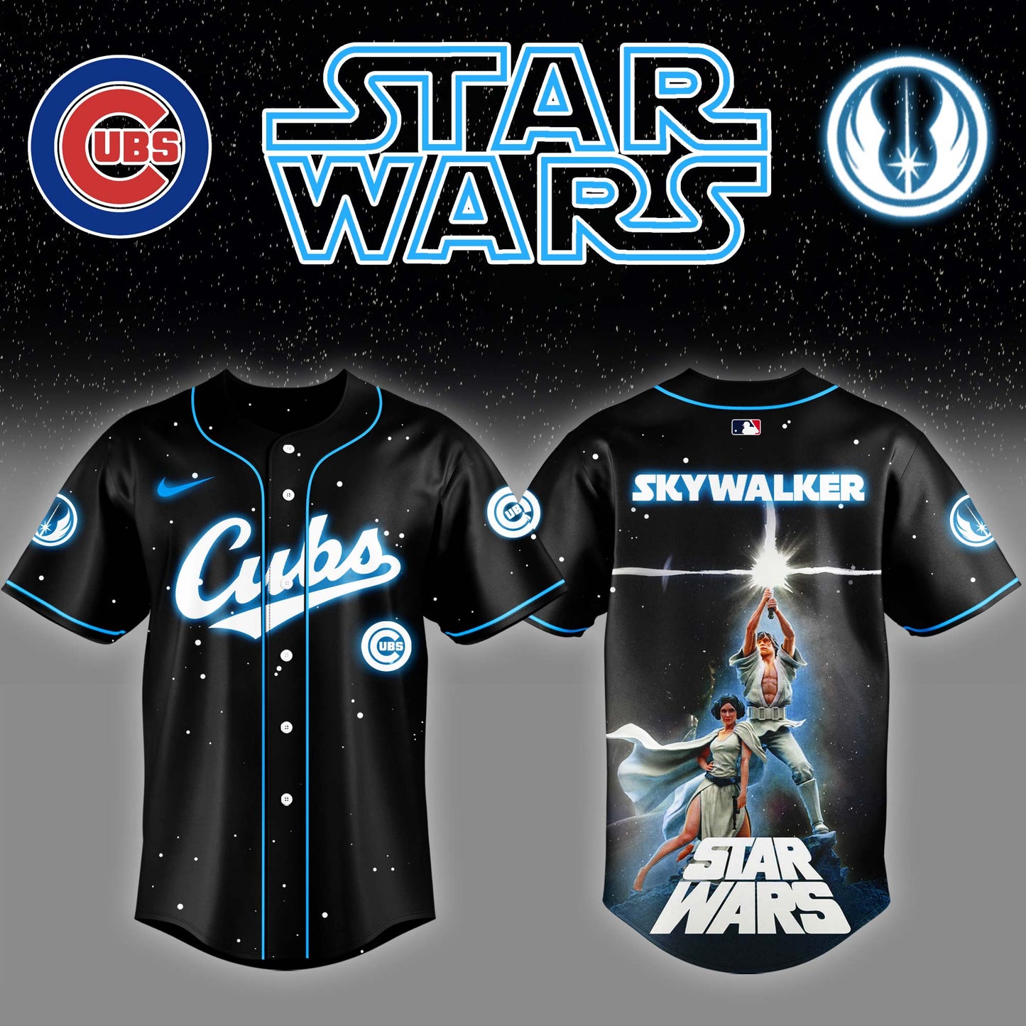 CHC x Stars Wars Luke Skywalker GameBaseball Jersey Editions Limited v4 - Printed