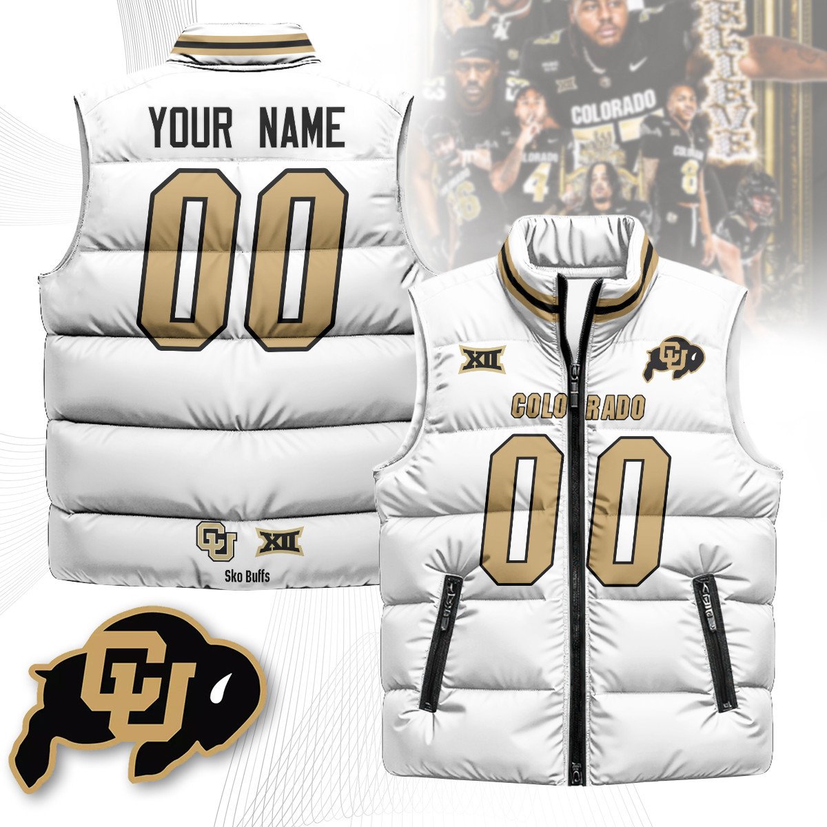 CU Custom Unisex Puffer Vest