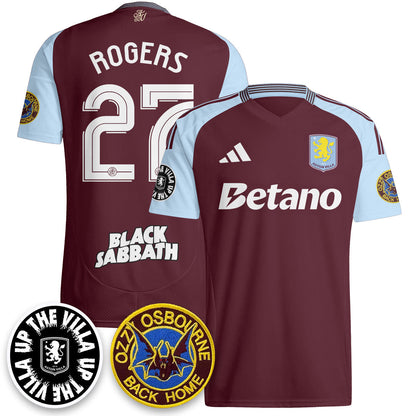Aston Villa Ozzy Osbourne Back Home Jersey - Printed