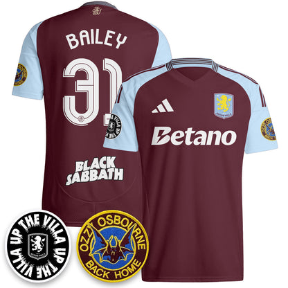 Aston Villa Ozzy Osbourne Back Home Jersey - Printed