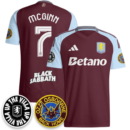 Aston Villa Ozzy Osbourne Back Home Jersey - Printed