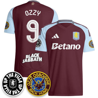 Aston Villa Ozzy Osbourne Back Home Jersey - Printed
