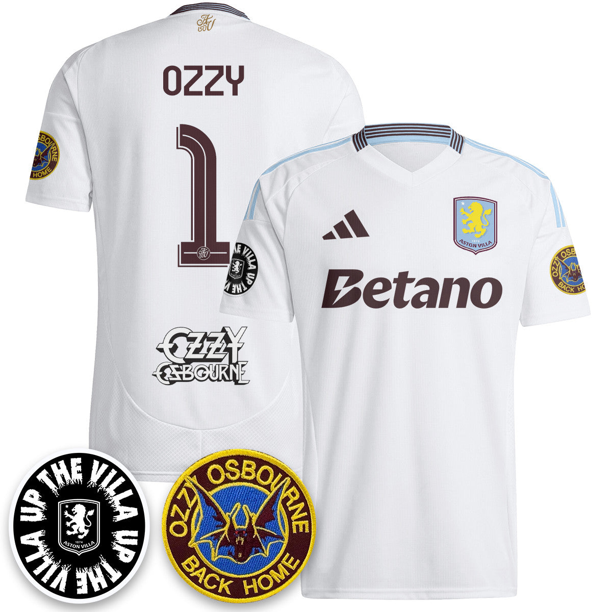 Aston Villa Ozzy Osbourne Back Home Jersey - Printed