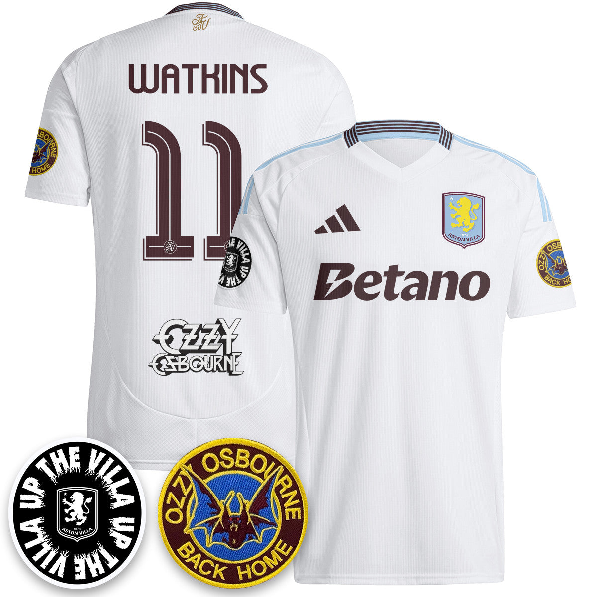 Aston Villa Ozzy Osbourne Back Home Jersey - Printed