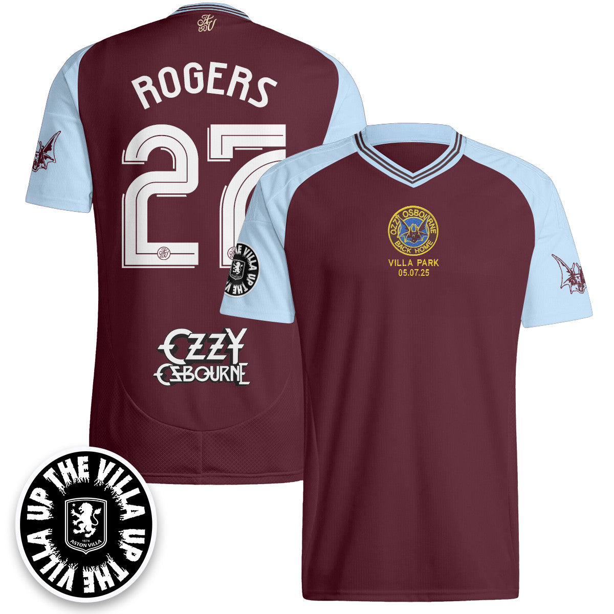 Aston Villa Ozzy Osbourne Back Home Jersey - Printed