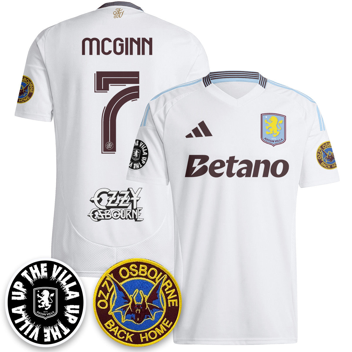 Aston Villa Ozzy Osbourne Back Home Jersey - Printed