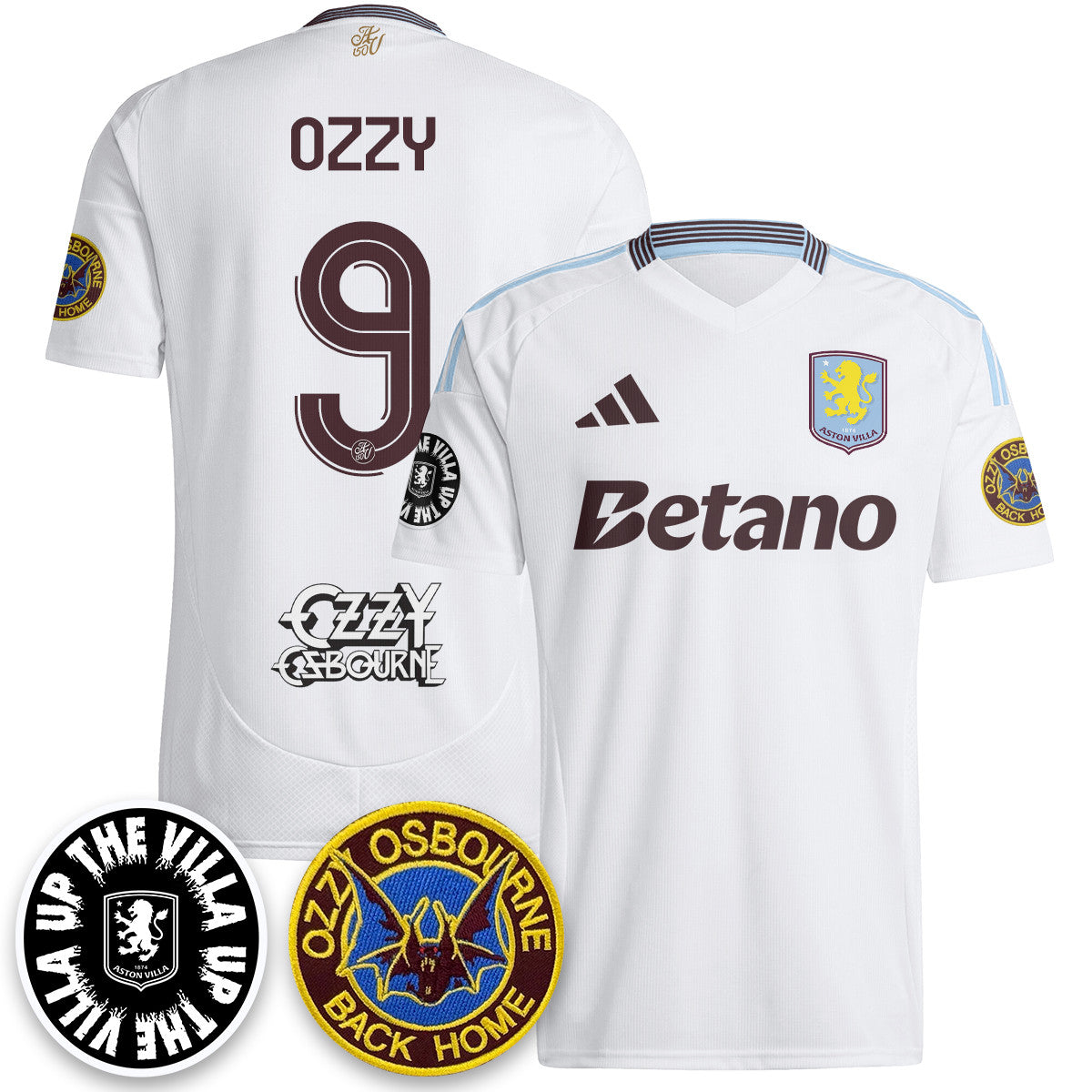 Aston Villa Ozzy Osbourne Back Home Jersey - Printed