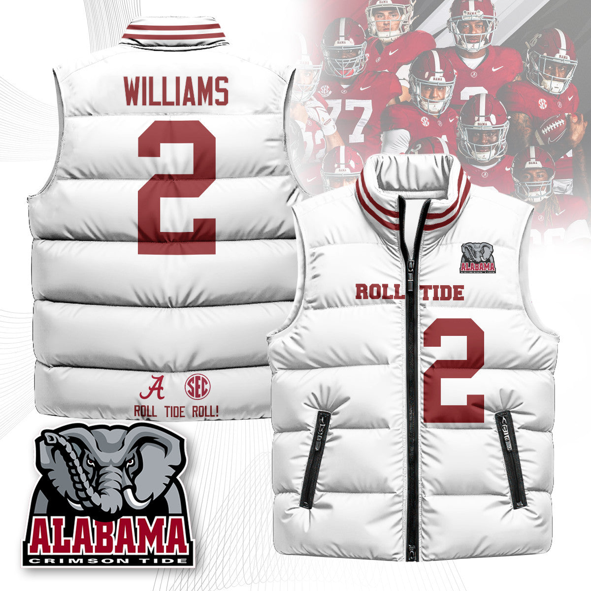 BAMA Unisex Puffer Vest