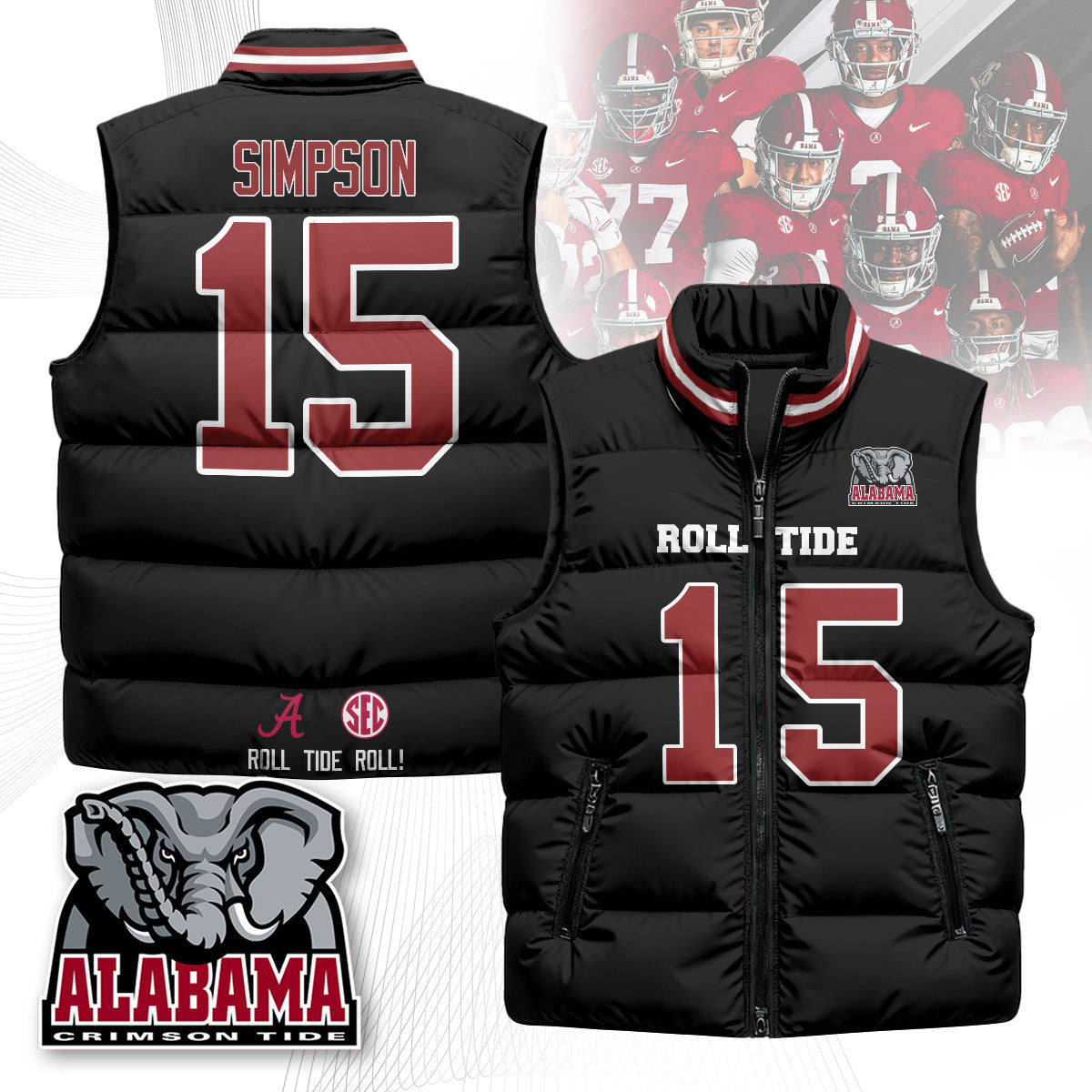BAMA Unisex Puffer Vest