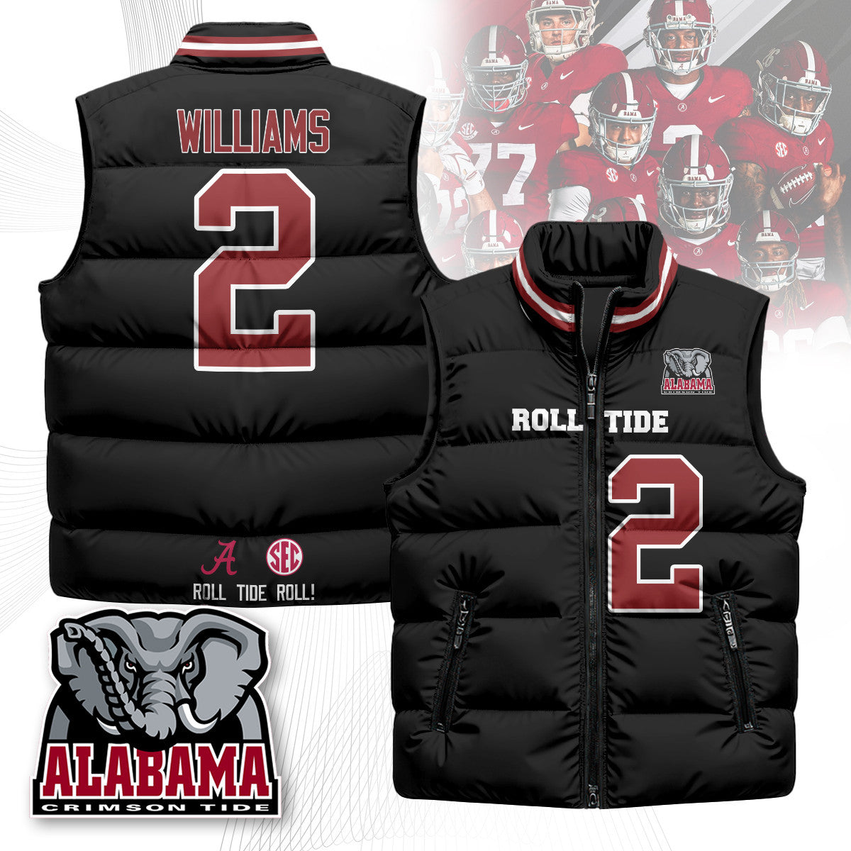BAMA Unisex Puffer Vest
