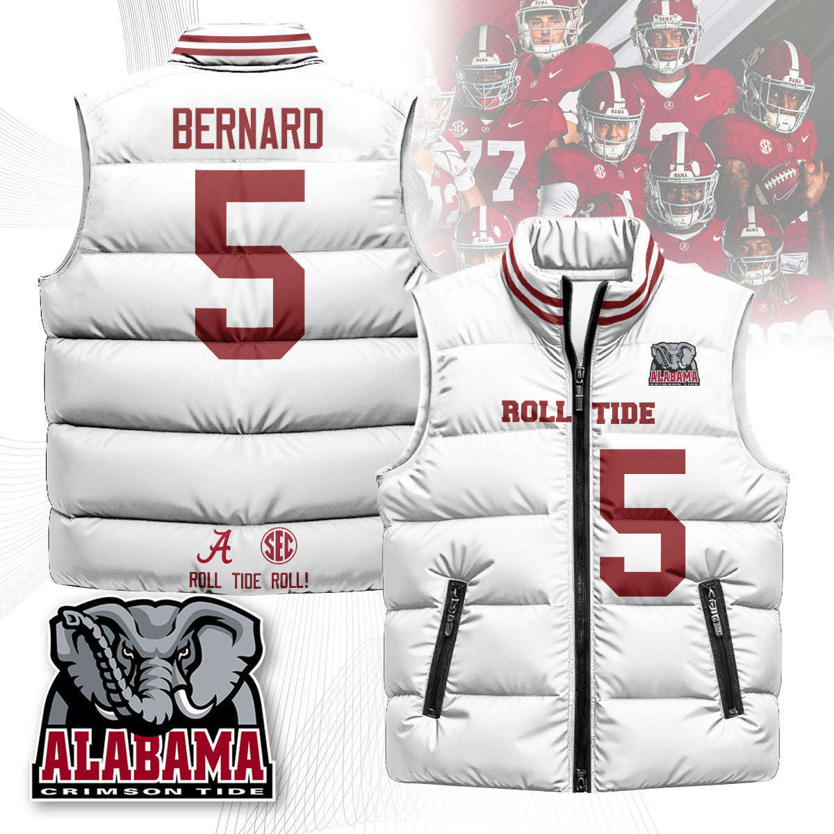 BAMA Unisex Puffer Vest