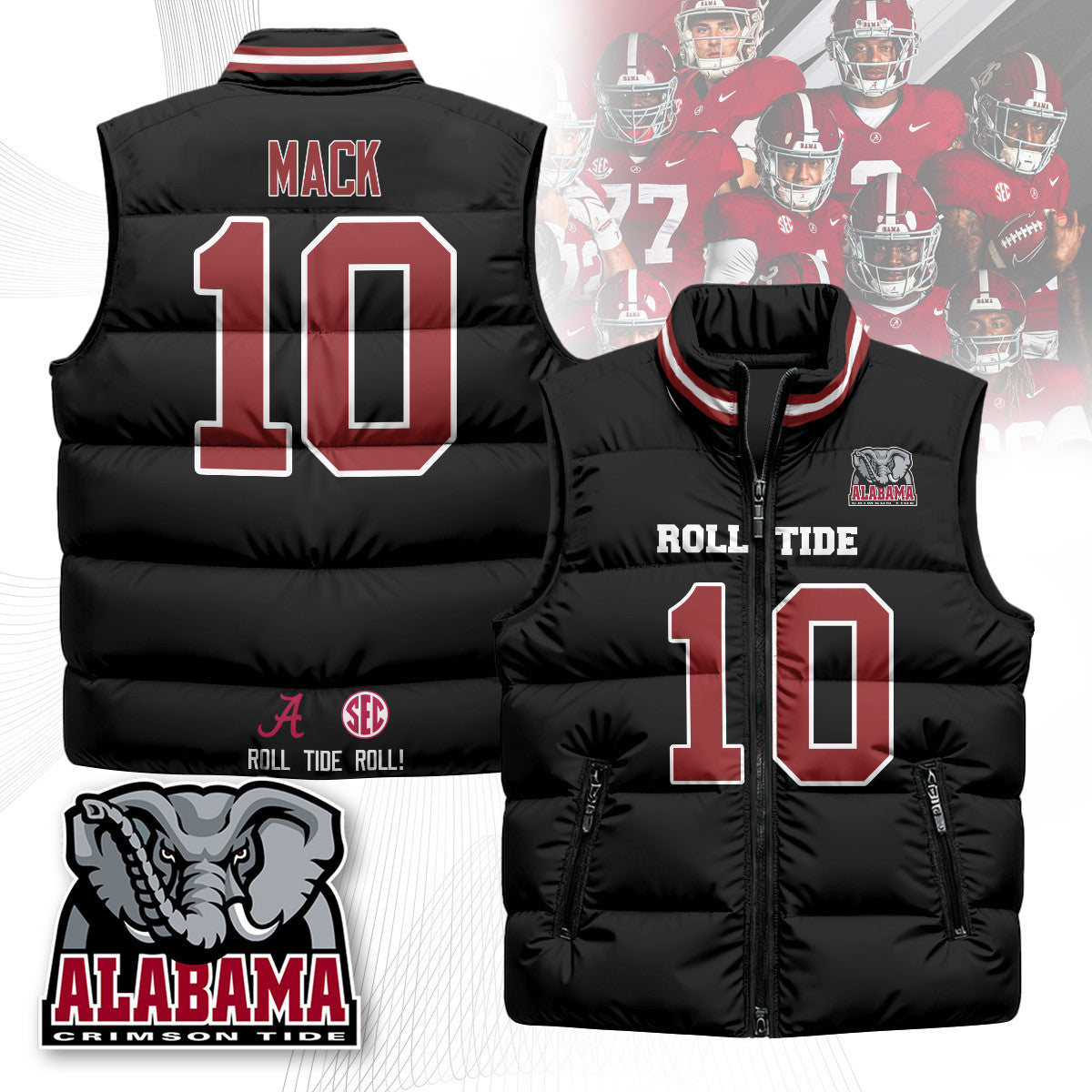 BAMA Unisex Puffer Vest