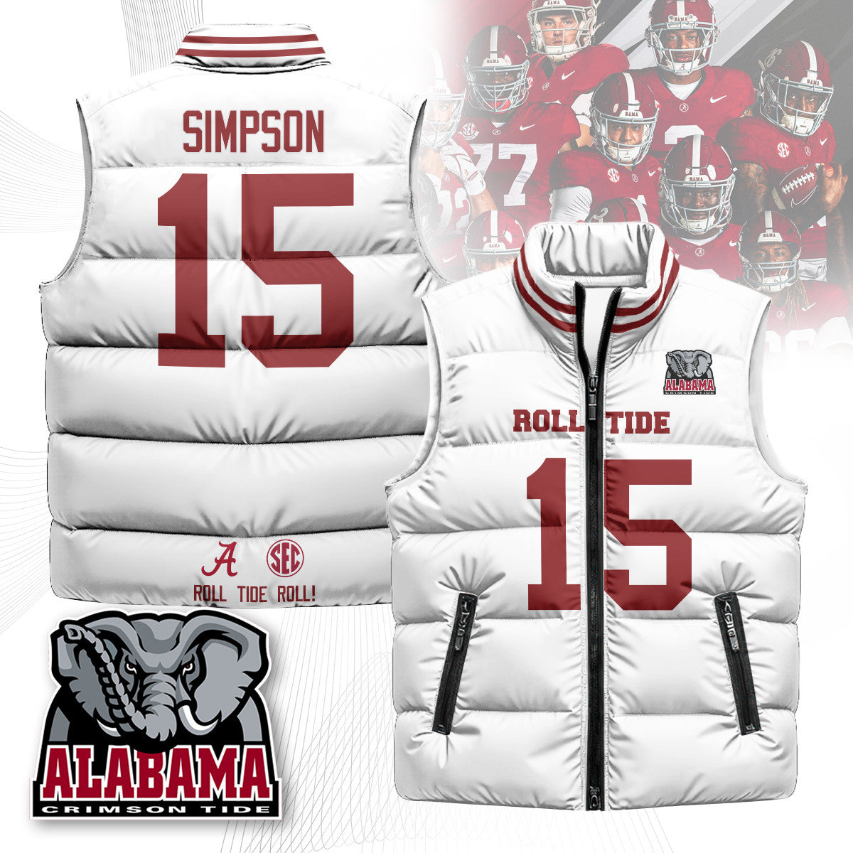 BAMA Unisex Puffer Vest