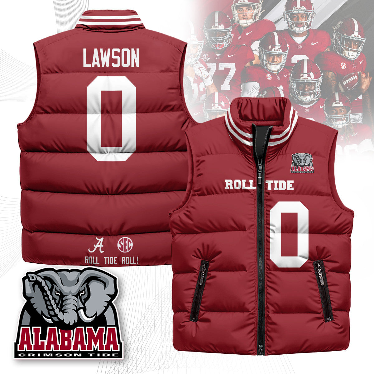 BAMA Unisex Puffer Vest