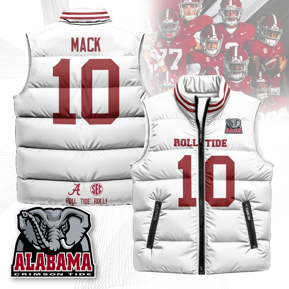 BAMA Unisex Puffer Vest