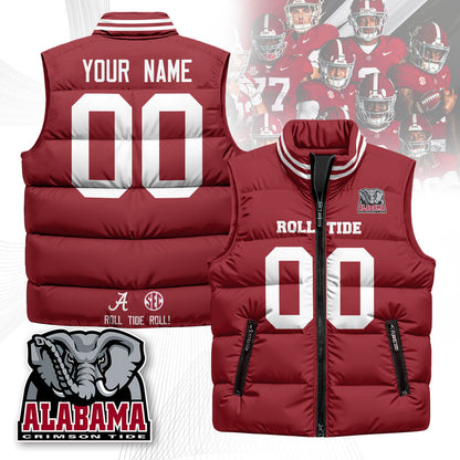 Custom BAMA Unisex Puffer Vest