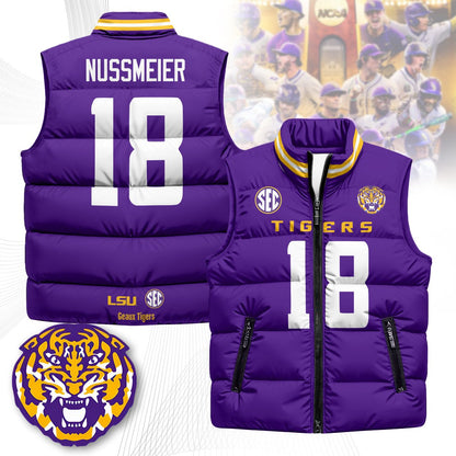 LSU Unisex Puffer Vest