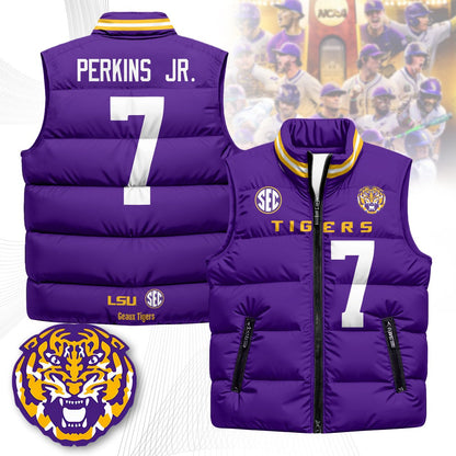 LSU Unisex Puffer Vest