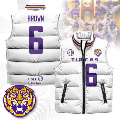 LSU Unisex Puffer Vest