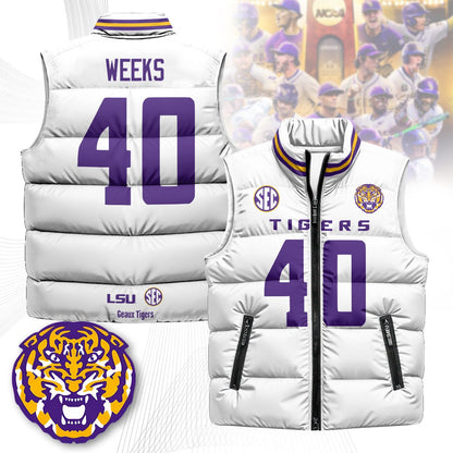 LSU Unisex Puffer Vest