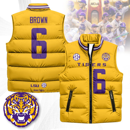 LSU Unisex Puffer Vest