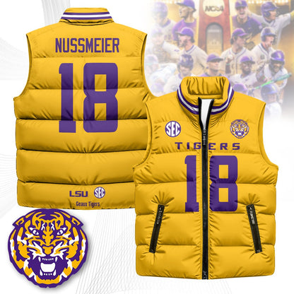 LSU Unisex Puffer Vest