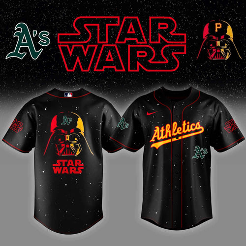 Athletics x Stars Wars Night Baseball Jersey Editions Limited - Printed