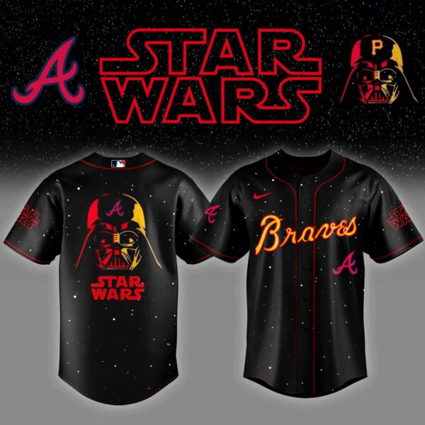 ATL  x Stars Wars Night Baseball Jersey Editions Limited - Printed