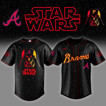 ATL  x Stars Wars Night Baseball Jersey Editions Limited - Printed