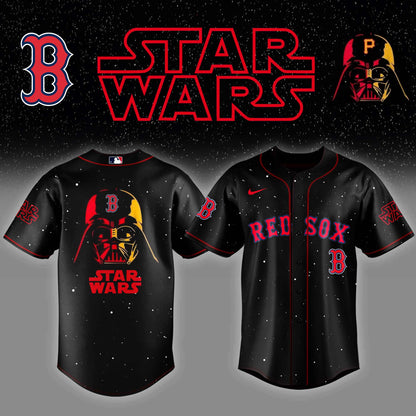 BOS x Stars Wars Night Baseball Jersey Editions Limited - Printed