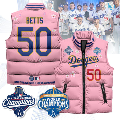 LAD Tokyo 2025 World Series Champions Puffer Vest