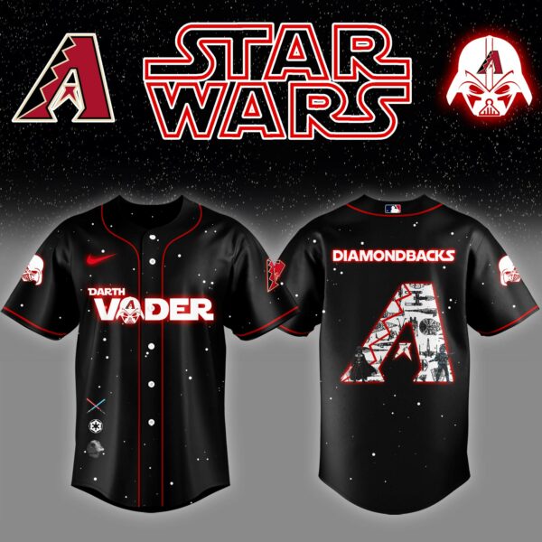 ARI x Stars Wars Darth Vader Night Baseball Jersey Editions Limited v2 - Printed