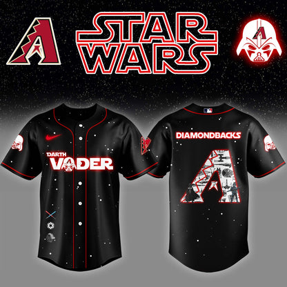 ARI x Stars Wars Darth Vader Night Baseball Jersey Editions Limited v2 - Printed