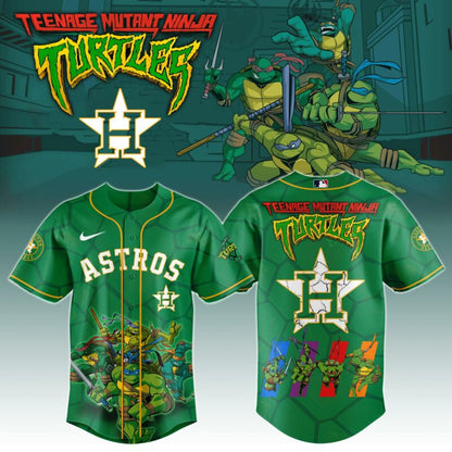 HOU x Ninja Turtles Night Game Limited Edition Printed Jersey 2025
