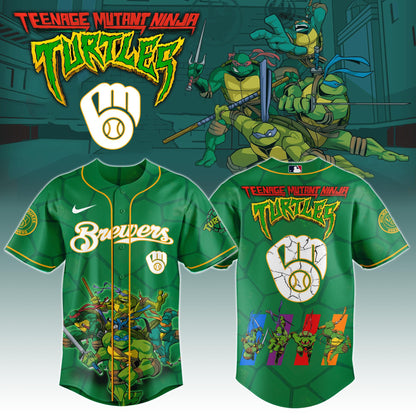 MIL MLB x Ninja Turtles Night Game Limited Edition Printed Jersey 2025
