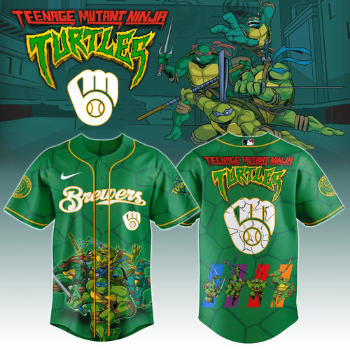 MIL MLB x Ninja Turtles Night Game Limited Edition Printed Jersey 2025