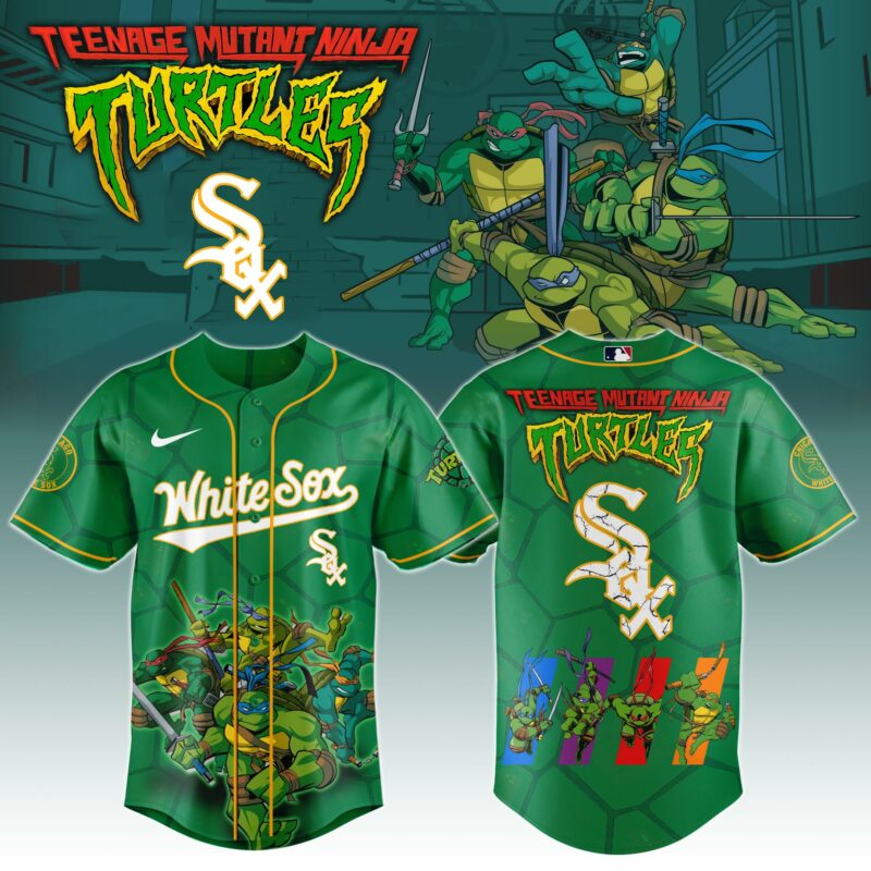 Chicago White Sox x Ninja Turtles Night Game Limited Edition Printed Jersey 2025