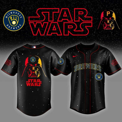 MIL x Stars Wars Night Baseball Jersey Editions Limited - Printed