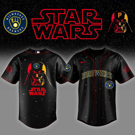 MIL x Stars Wars Night Baseball Jersey Editions Limited - Printed