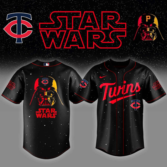 MIN x Stars Wars Night Baseball Jersey Editions Limited - Printed