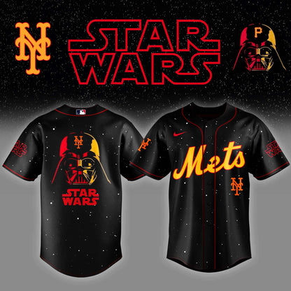 NYM x Stars Wars Night Baseball Jersey Editions Limited - Printed