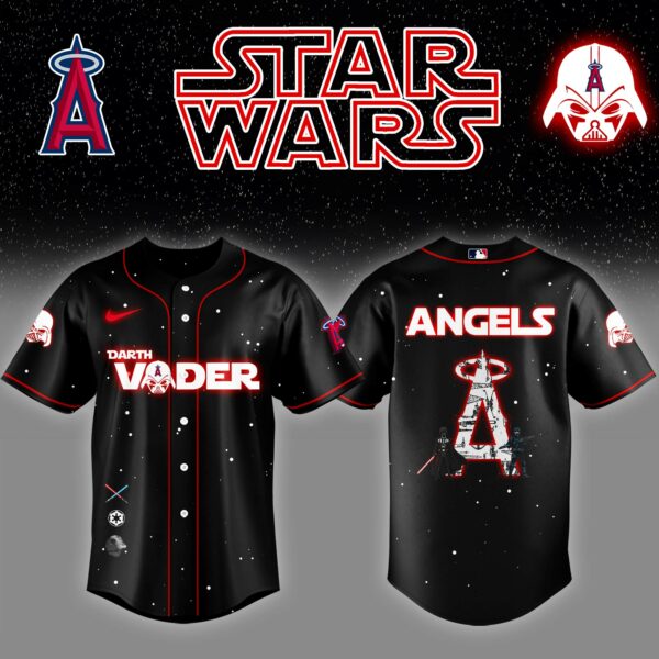 LAA x Stars Wars Darth Vader Night Baseball Jersey Editions Limited v2 - Printed
