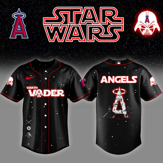 LAA x Stars Wars Darth Vader Night Baseball Jersey Editions Limited v2 - Printed