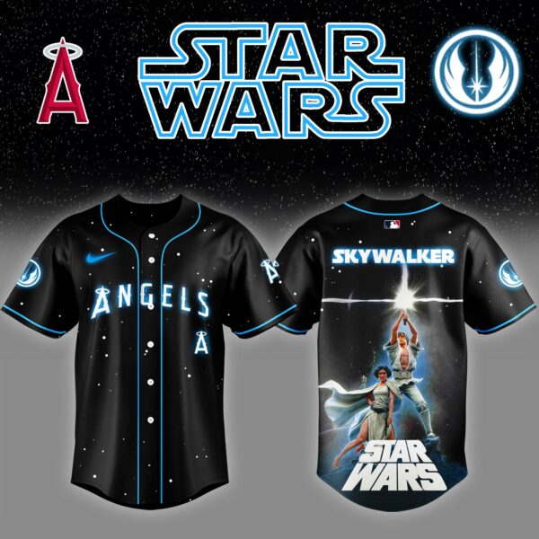 LAA x Stars Luke Skywalker Game Night Baseball Jersey Editions Limited v4 - Printed