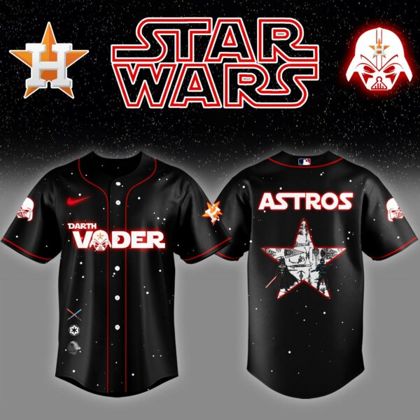 HOU x Stars Wars Darth Vader Night Baseball Jersey Editions Limited v2 - Printed