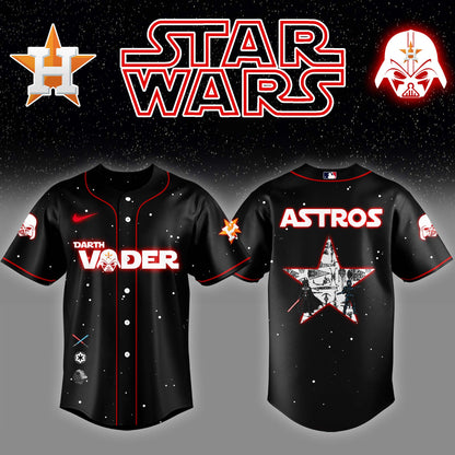 HOU x Stars Wars Darth Vader Night Baseball Jersey Editions Limited v2 - Printed