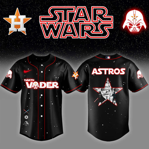 HOU x Stars Wars Darth Vader Night Baseball Jersey Editions Limited v2 - Printed