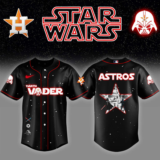 HOU x Stars Wars Darth Vader Night Baseball Jersey Editions Limited v2 - Printed